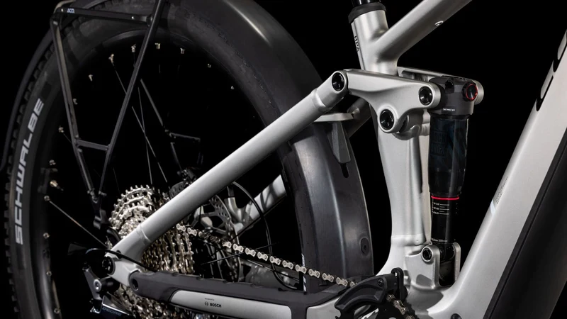 Cube Stereo Hybrid One22 Race Allroad 800 Wh E-Bike Fully silver´n´black