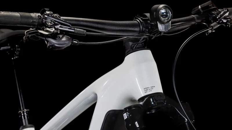 Cube Stereo Hybrid One44 EXC Allroad 800 Wh E-Bike Fully whitemarble´n´black