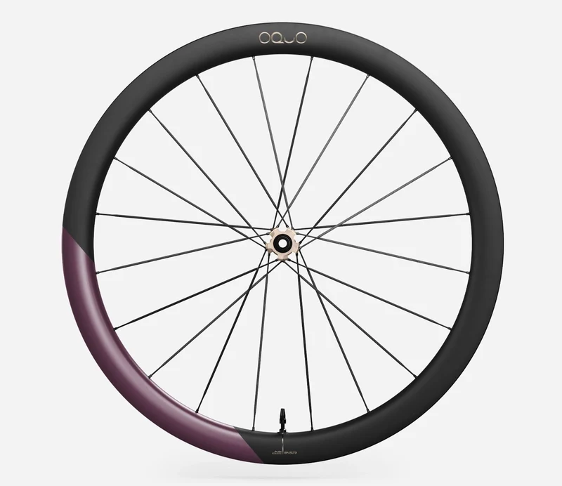 Oquo Vorderrad Rennrad RP45LTD CS Metallic Mulberry Matt