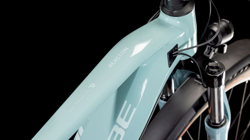 Cube Reaction Hybrid Performance 625 Wh Allroad E-Bike Hardtail Diamant skylightblue´n´white