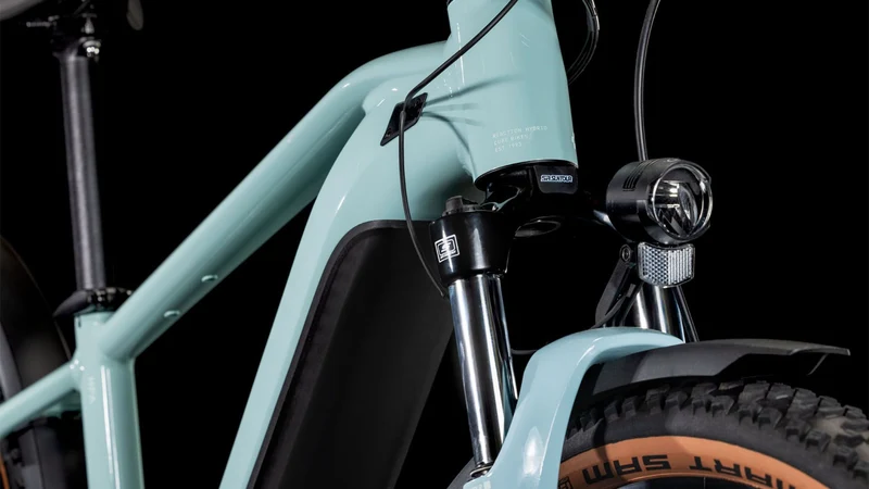 Cube Reaction Hybrid Performance 625 Wh Allroad E-Bike Hardtail Diamant skylightblue´n´white