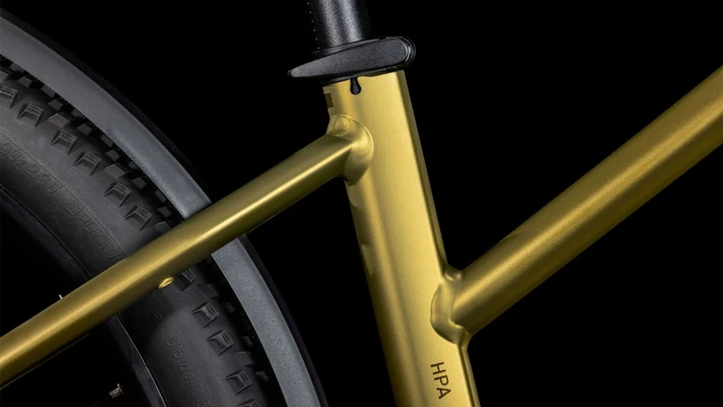 Cube Reaction Hybrid Performance 500 Wh Allroad E-Bike Hardtail Trapeze goldenlime´n´black