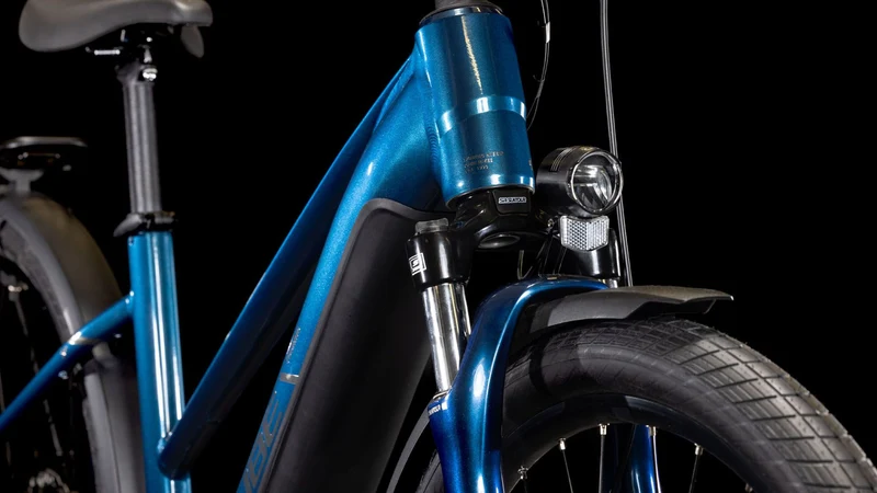 Cube Touring Hybrid One 500 Wh E-Bike Trapeze 28" deepsea´n´chrome
