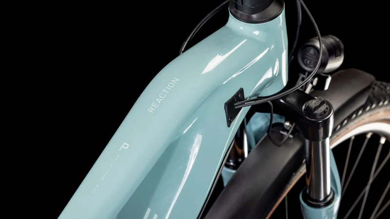 Cube Reaction Hybrid Performance 625 Wh Allroad E-Bike Hardtail Trapeze skylightblue´n´white