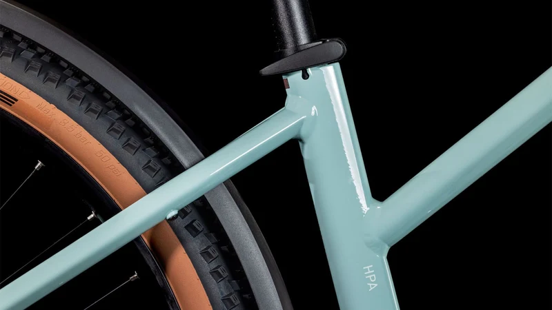 Cube Reaction Hybrid Performance 625 Wh Allroad E-Bike Hardtail Trapeze skylightblue´n´white