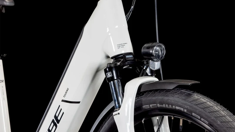 Cube Touring Hybrid One 500 Wh E-Bike Easy Entry 28" cotton´n´black