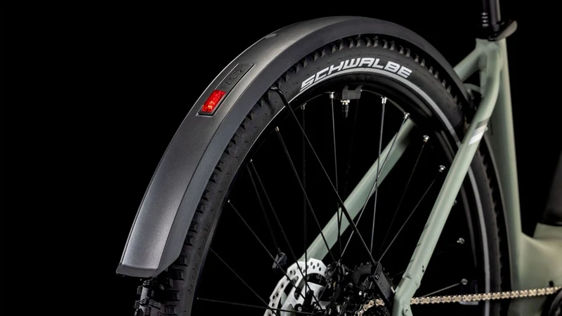 Cube Nuride Hybrid Performance 500 Wh Allroad E-Bike Easy Entry 28" swampgrey´n´black