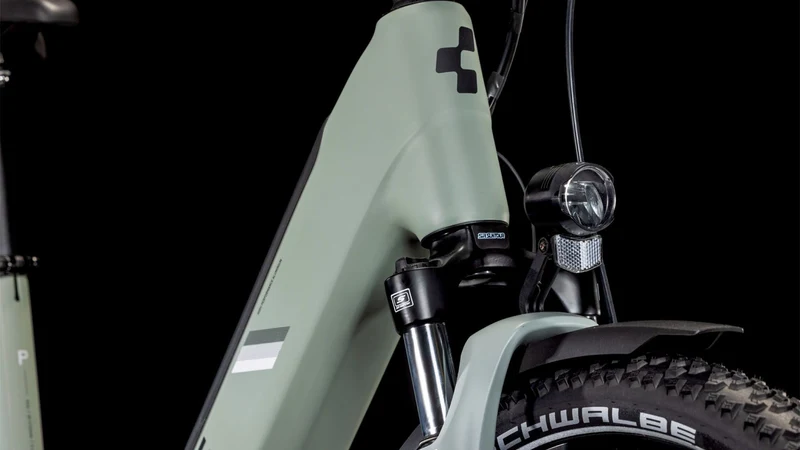Cube Nuride Hybrid Performance 500 Wh Allroad E-Bike Easy Entry 28" swampgrey´n´black