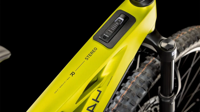 Cube Stereo Hybrid One44 HPC Race 800 Wh E-Bike Fully flashlime´n´blue