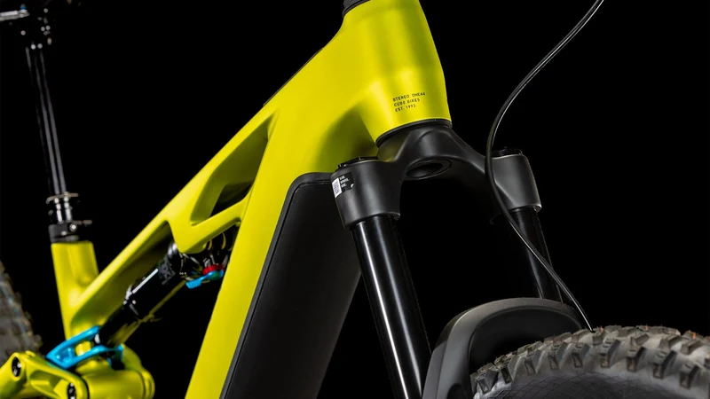 Cube Stereo Hybrid One44 HPC Race 800 Wh E-Bike Fully flashlime´n´blue