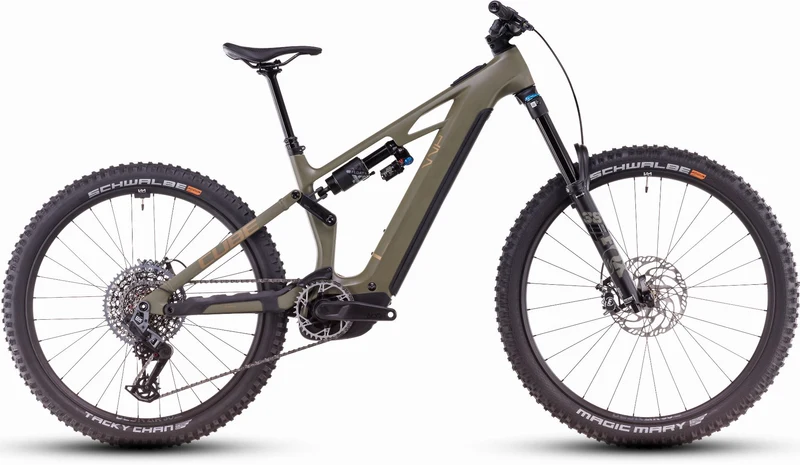 Cube Stereo Hybrid One77 HPC TM 800 Wh E-Bike Fully 29"/27,5" dustyolive´n´gold