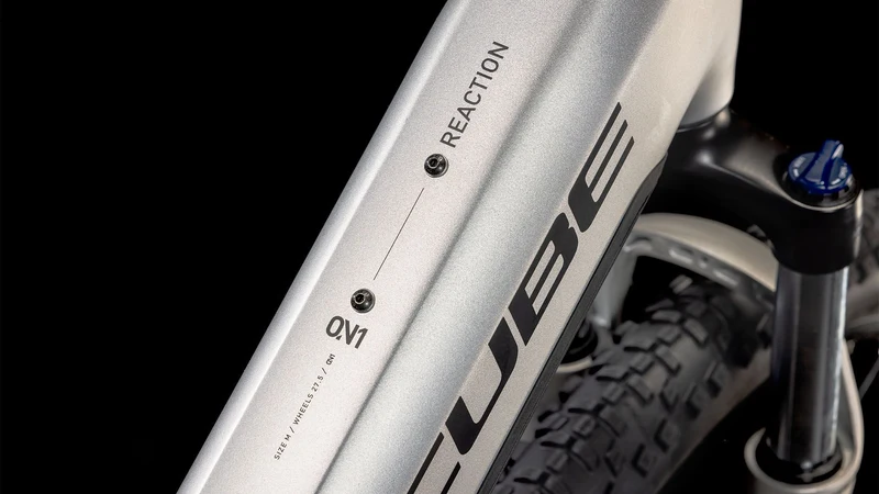 Cube Reaction Hybrid One 800 Wh E-Bike Hardtail Easy Entry 27,5" silver´n´black