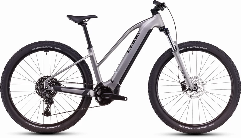 Cube Reaction Hybrid One 800 Wh E-Bike Hardtail Trapeze silver´n´black
