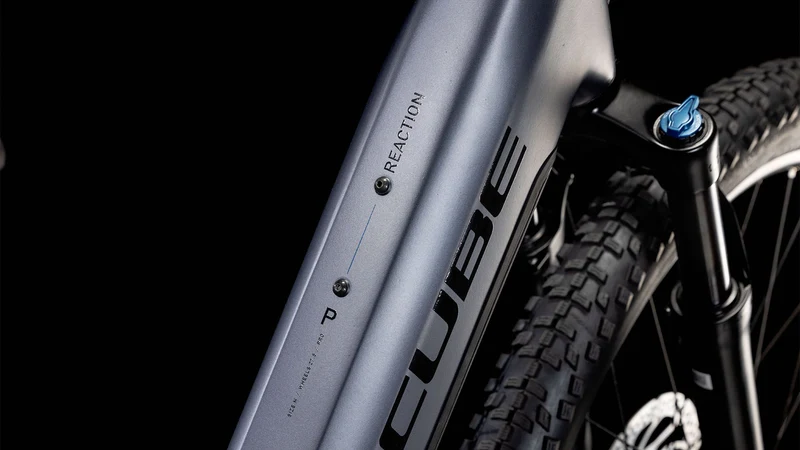 Cube Reaction Hybrid Pro 600 Wh E-Bike Hardtail Easy Entry 27,5" metallicgrey´n´black