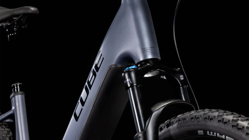 Cube Reaction Hybrid Pro 600 Wh E-Bike Hardtail Easy Entry 27,5" metallicgrey´n´black