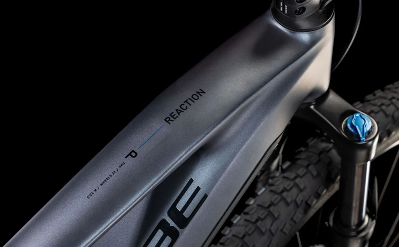 Cube Reaction Hybrid Pro 800 Wh E-Bike Hardtail Diamant metallicgrey´n´black