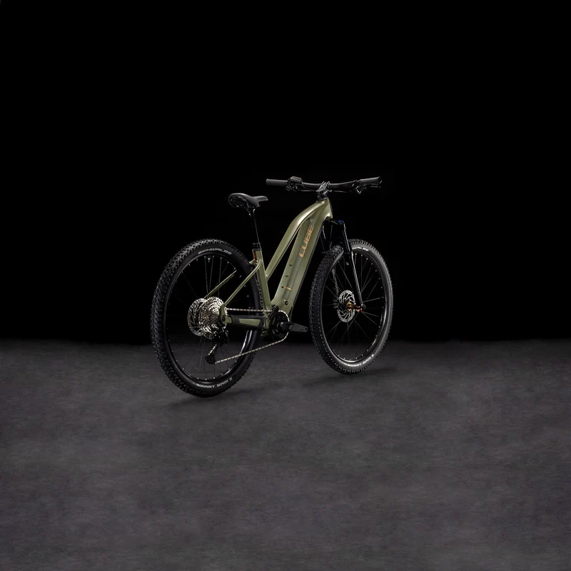 Cube Reaction Hybrid Pro 600 Wh E-Bike Hardtail Trapeze dustyolive´n´gold