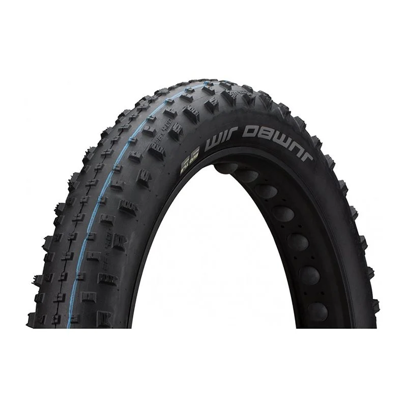 Reifen Schwalbe Jumbo Jim HS466 Evolution Super Ground SnakeSkin Tubeless Addix Faltbar Schwarz