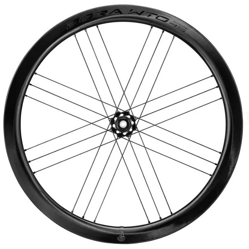 Laufradsatz Campagnolo Bora WTO 45 2WF C23 Tubeless Ready Scheibenbremse Center Lock N3W Carbon Schwarz