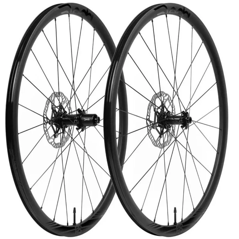 Laufradsatz Deda RS3DB Scheibenbremse Center Lock Tubeless Ready Reifen SRAM XDR Aluminium POB Schwarz