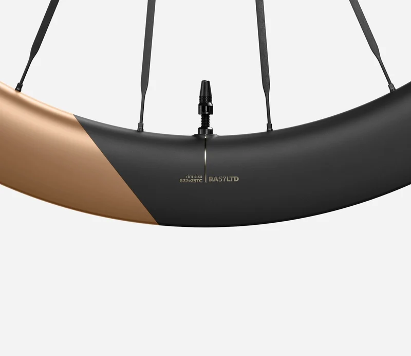 Oquo Vorderrad Rennrad RA57LTD CS Metallic Cinnamon Matt