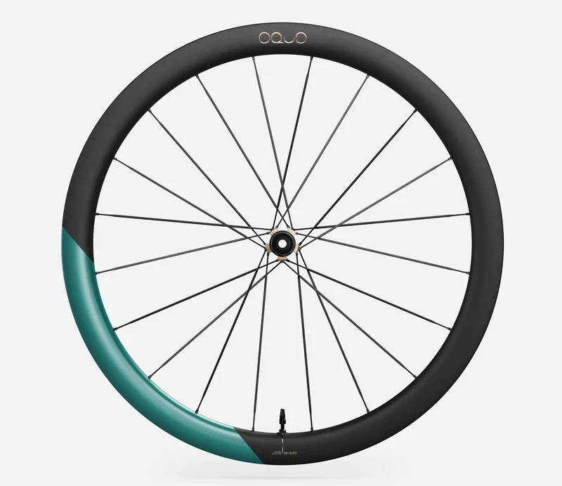 Oquo Hinterrad Rennrad RP45LTD CS Sram XDR Metallic Jade Matt