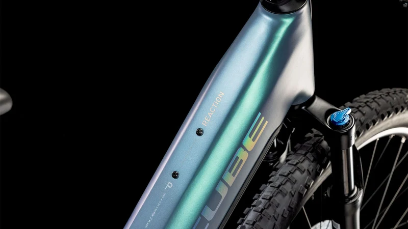 Cube Reaction Hybrid Pro 600 Wh E-Bike Hardtail Easy Entry 27,5" smaragdgrey´n´prism