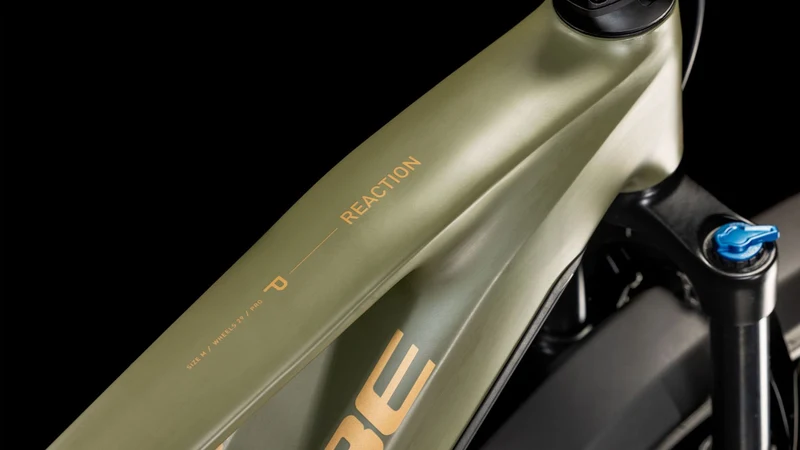Cube Reaction Hybrid Pro Allroad 600 Wh E-Bike Hardtail Diamant dustyolive´n´gold