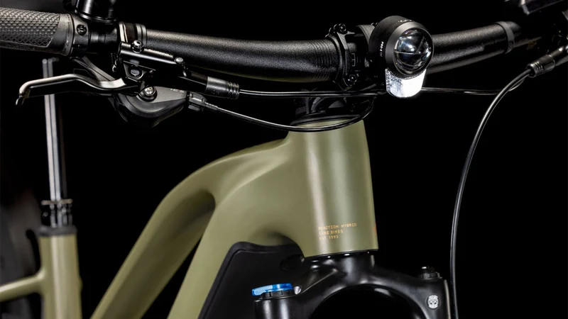 Cube Reaction Hybrid Pro Allroad 800 Wh E-Bike Hardtail Trapeze dustyolive´n´gold