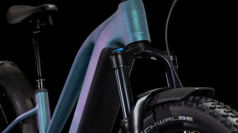 Cube Reaction Hybrid Pro Allroad 800 Wh E-Bike Hardtail Trapeze smaragdgrey´n´prism