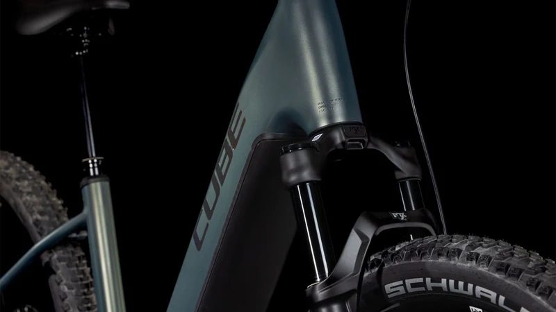 Cube Reaction Hybrid SLX 800 Wh E-Bike Hardtail Easy Entry 27,5" sagebrushgreen´n´prism