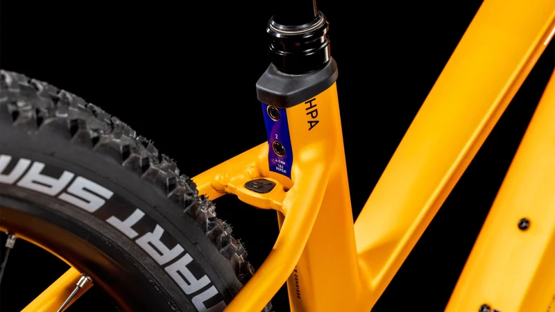 Cube Reaction Hybrid SLX 800 Wh E-Bike Hardtail Trapeze spectraorange´n´violet