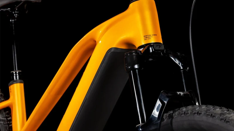 Cube Reaction Hybrid SLX 800 Wh E-Bike Hardtail Trapeze spectraorange´n´violet