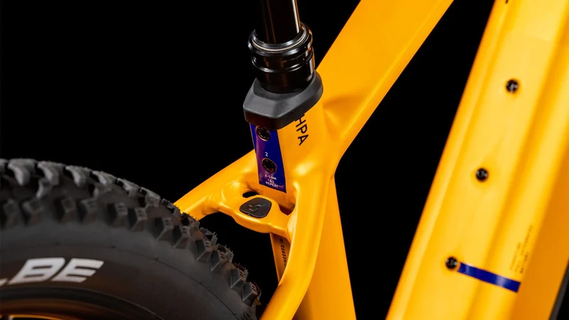 Cube Reaction Hybrid SLX 800 Wh E-Bike Hardtail Diamant spectraorange´n´violet