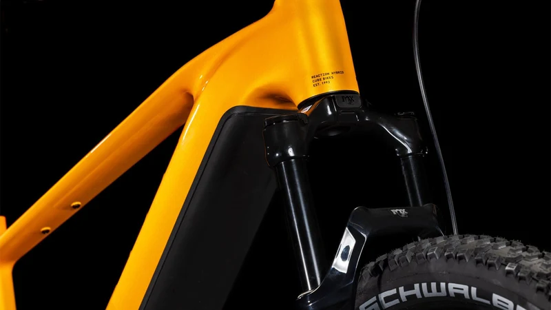Cube Reaction Hybrid SLX 800 Wh E-Bike Hardtail Diamant spectraorange´n´violet
