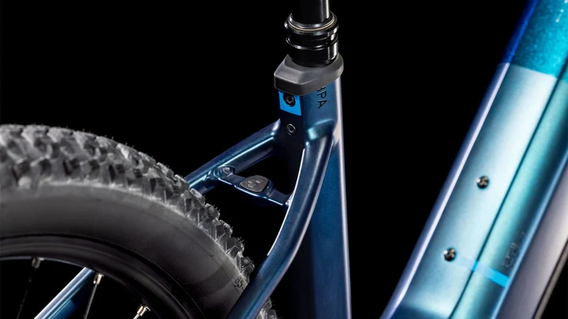 Cube Reaction Hybrid SLX 800 Wh E-Bike Hardtail Easy Entry 27,5" nebula´n´blue