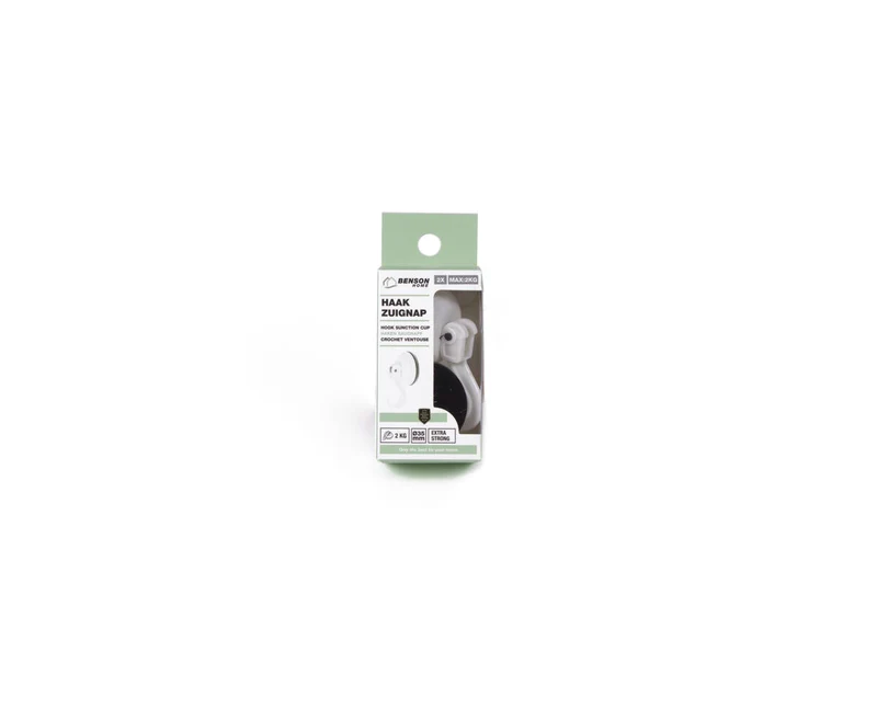 Haken-Saugnapf-Set ø35 mm, 2 kg – Ideal für Küche & Bad