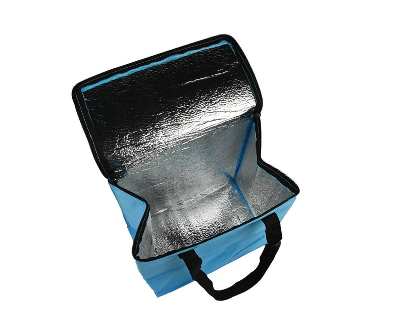Kühltasche 12L, 27x28x16cm, hält Speisen/Getränke kühl für Picknicks.
