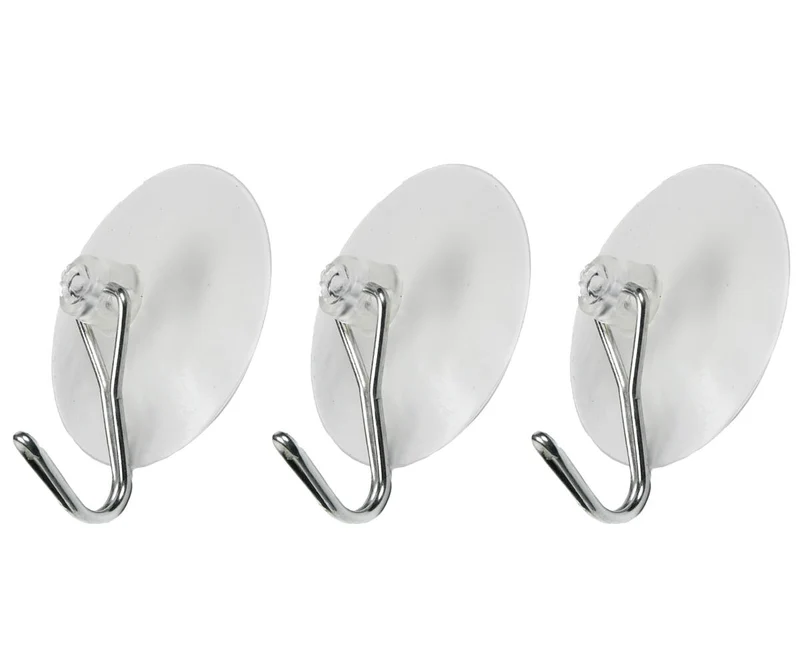 Saugnapf-Haken-Set Ø45 mm - Ideal für Handtücher und Geschirrtücher