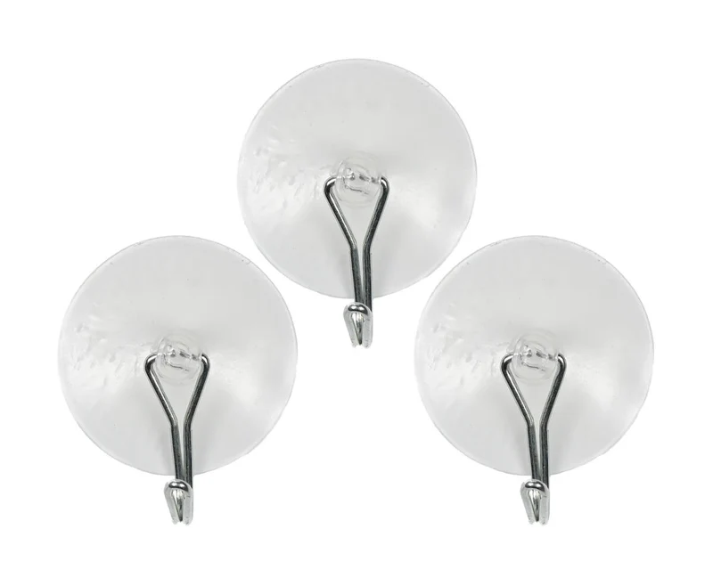 Saugnapf-Haken-Set Ø45 mm - Ideal für Handtücher und Geschirrtücher