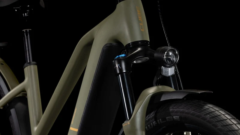 Cube Kathmandu Hybrid Pro 800 Wh E-Bike Trapeze 28" dustyolive´n´gold
