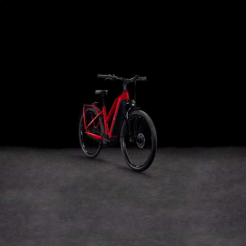Cube Kathmandu Hybrid Comfort Pro 800 Wh E-Bike Trapeze 28" electricred´n´red