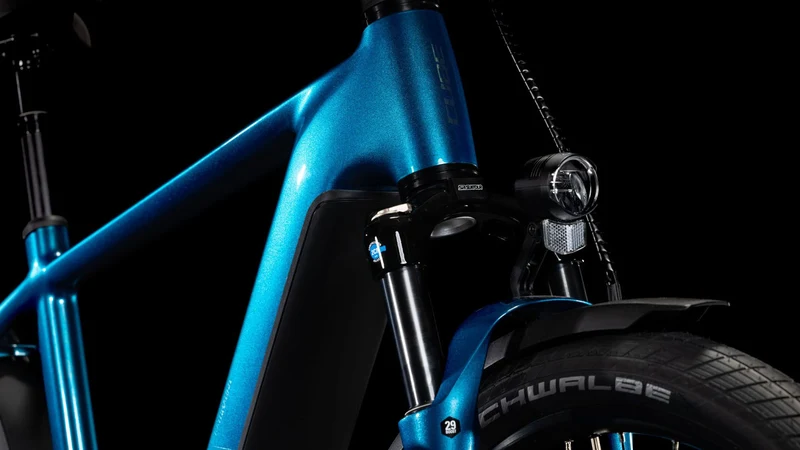 Cube Kathmandu Hybrid EX ABS 800 Wh E-Bike Diamant 28" electricblue´n´chrome
