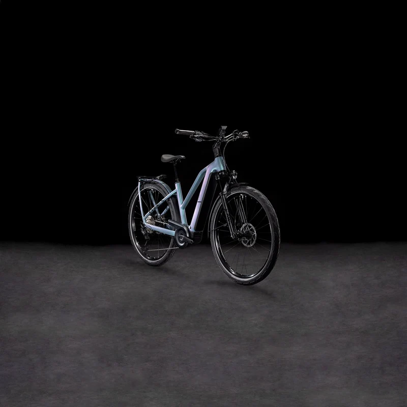Cube Kathmandu Hybrid SLX 800 Wh E-Bike Trapeze 28" smaragdgrey´n´black