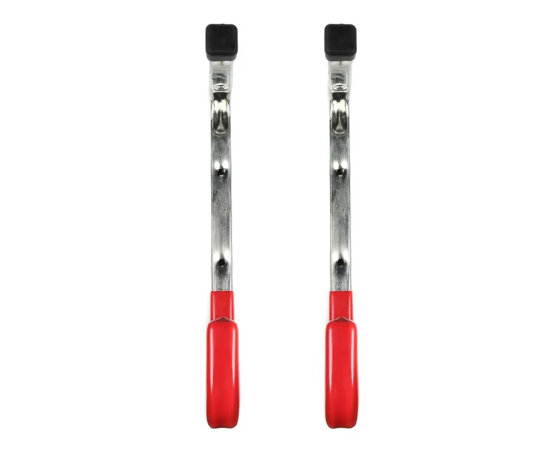 Aufhänghaken 26x15 cm, 2er-Set – 45 kg pro Haken für Fahrräder und Leitern