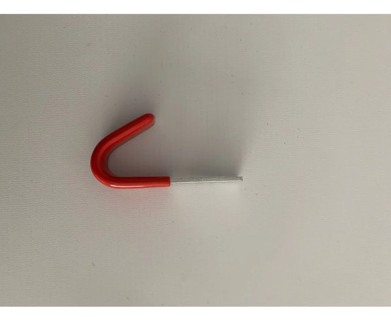 Aufhängehaken 8x3,5 cm - 4er-Set, 35 kg pro Haken, ideal für die Garage.