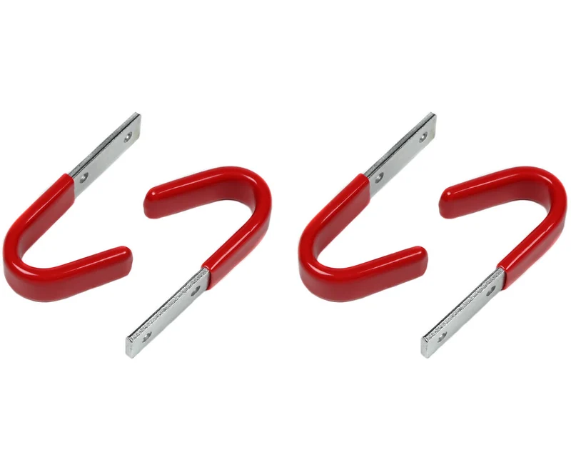 Aufhängehaken 8x3,5 cm - 4er-Set, 35 kg pro Haken, ideal für die Garage.