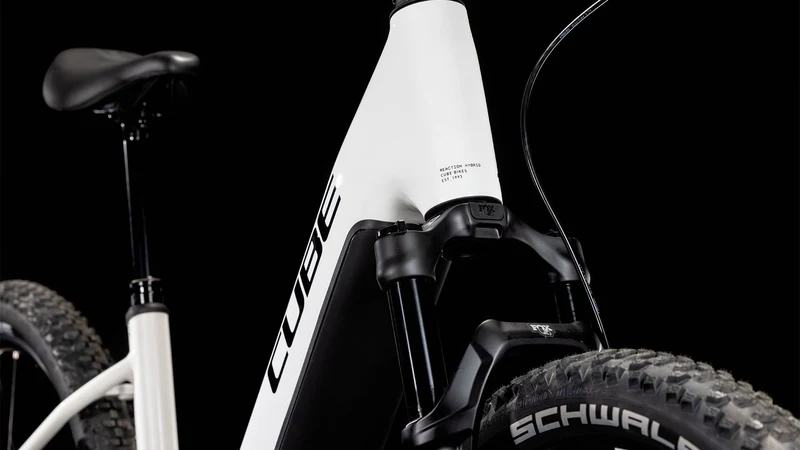 Cube Reaction Hybrid SLT 800 Wh E-Bike Hardtail Easy Entry 27,5" metallicwhite´n´black