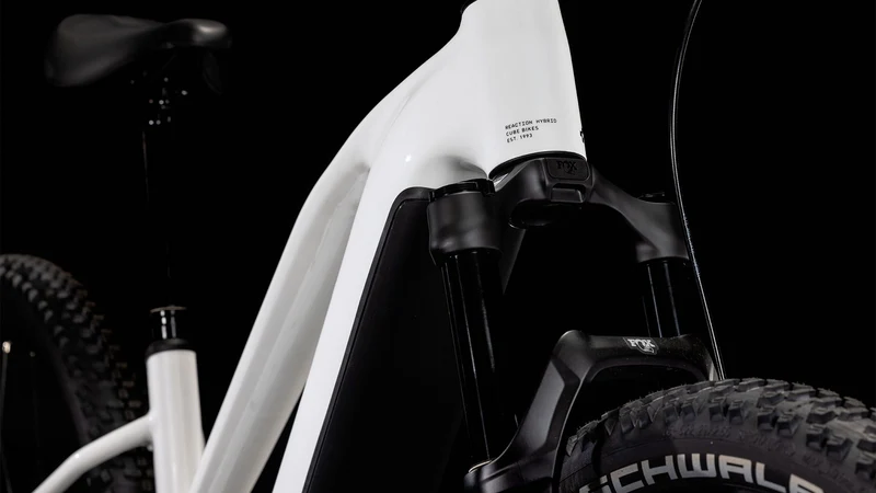 Cube Reaction Hybrid SLT 800 Wh E-Bike Hardtail Trapeze metallicwhite´n´black