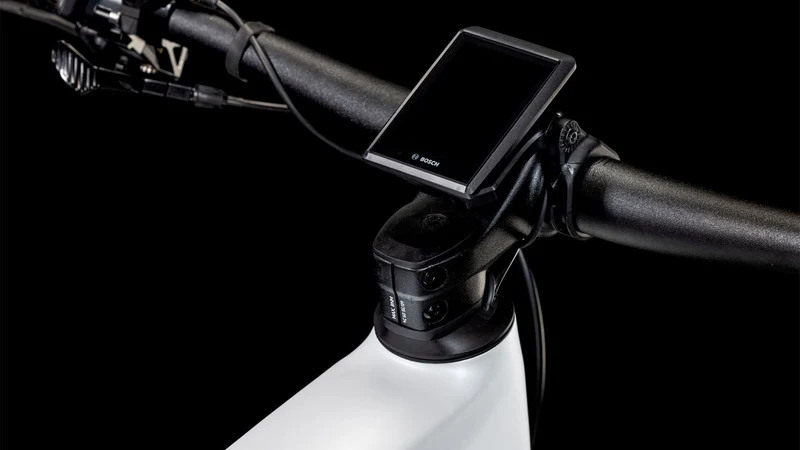 Cube Reaction Hybrid SLT 800 Wh E-Bike Hardtail Diamant metallicwhite´n´black